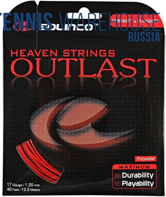 Теннисные струны Solinco Outlast (12 m) - красный