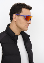 Спортивные очки GOG Bingo / Matt Purple-Black / Red Lens