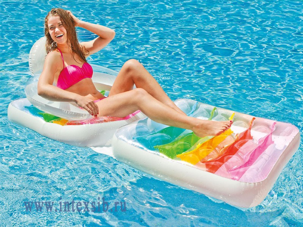 Матрас надувной складной Folding Lounge Chair 198х94см