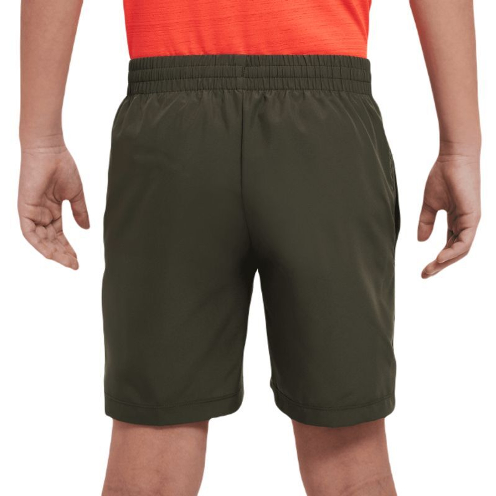 Шорты для мальчика теннисные Nike Dri-Fit Multi+ Training Shorts - cargo khaki/white