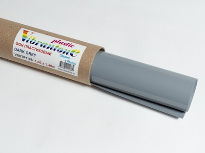 Фон пластиковый Vibrantone 1x1,4м Dark Grey темно-серый