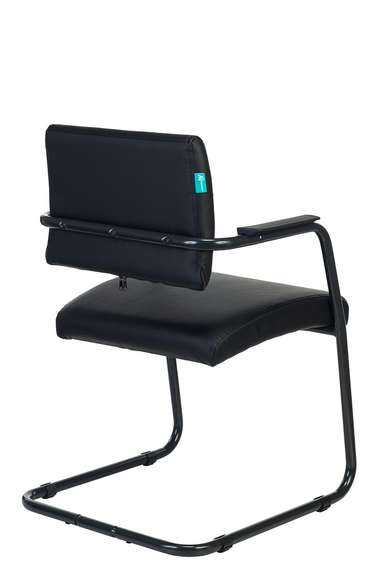 Кресло Бюрократ CH-271N-V черный Leather Black эко.кожа полозья металл черный