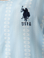 Комплект для дома с хлопковыми шортами и майкой U.S.Polo
