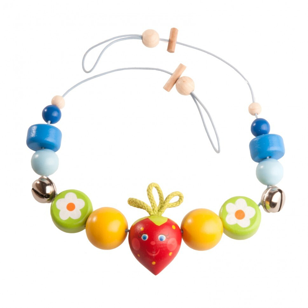 Растяжка на кроватку или коляску Клубничка, Вальда