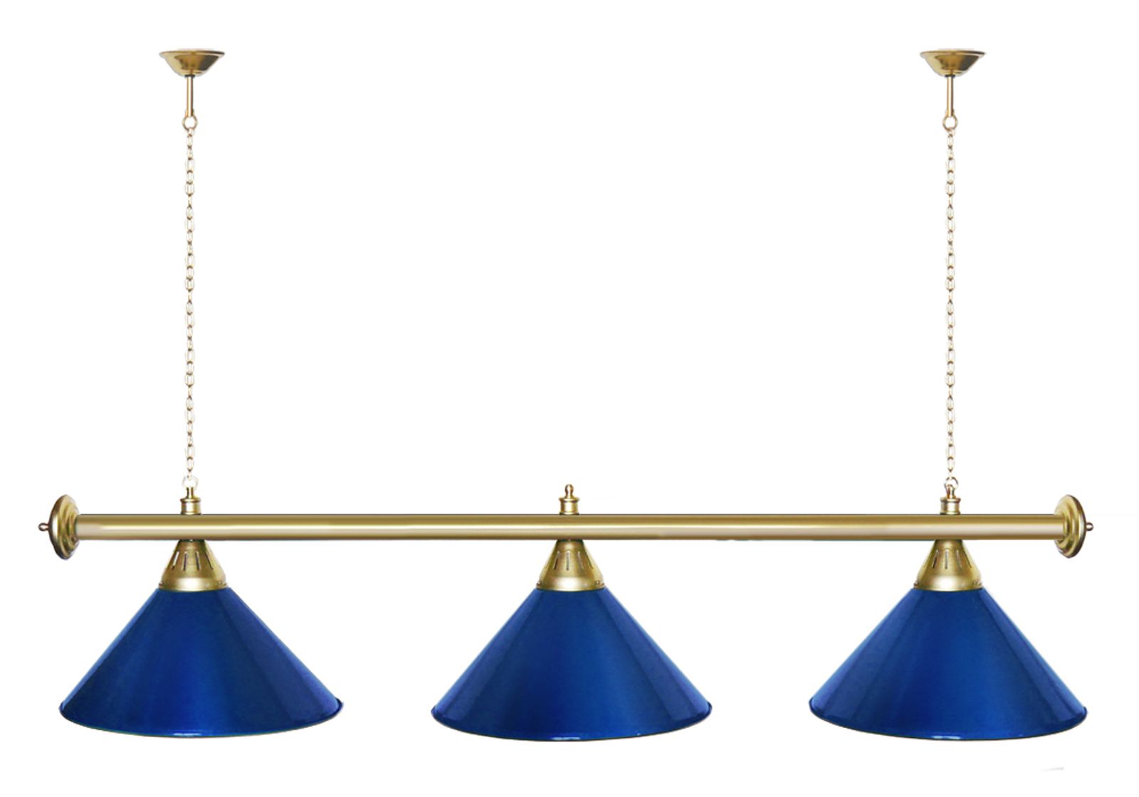 Лампа STARTBILLIARDS 3 пл. (плафоны золотые,штанга золотая,фурнитура золото) фото №47