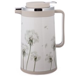 ТЕРМОС СО СТЕКЛЯННОЙ КОЛБОЙ, 950 МЛ, КРЫШКА С КЛАПАНОМ, СЕРИЯ "DANDELION", СОХРАНЯЕТ ТЕМП-РУ. ДО 24Ч