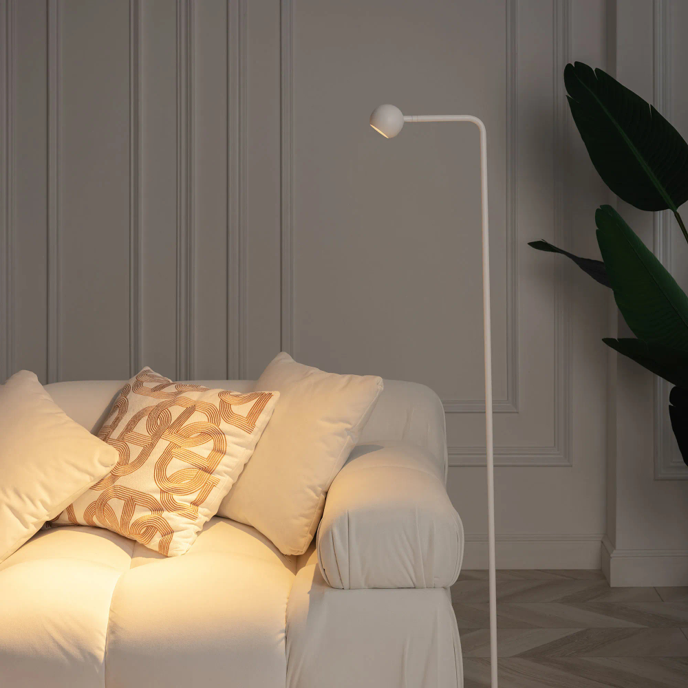 Светильник SP-OTTORI-FLOOR-6W Warm3000 (WH, 30 deg, 230V) (Arlight, IP20 Металл, 3 года) 051029