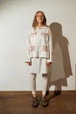 Рубашка Soeurs с Кокеткой белая