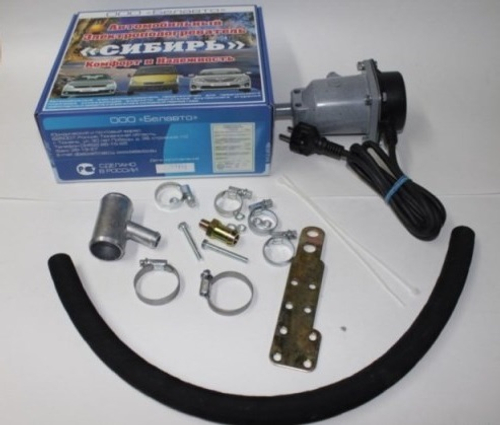 Подогреватель предпуск. /2190 Гранта/ 16 кл. дв. с алюм. тройником  Сибирь  (1,5 кВт) (СИБИРЬ)