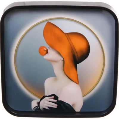 Часы настенные + пано 2шт «HOME STYLE» Обольщение, черный корпус