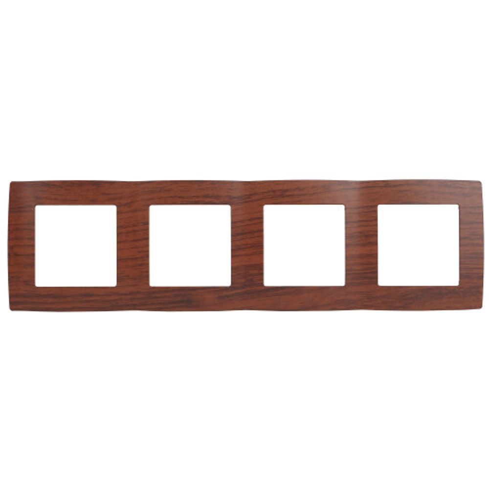 12-5004-08 ЭРА Рамка на 4 поста, Эра12, вишня