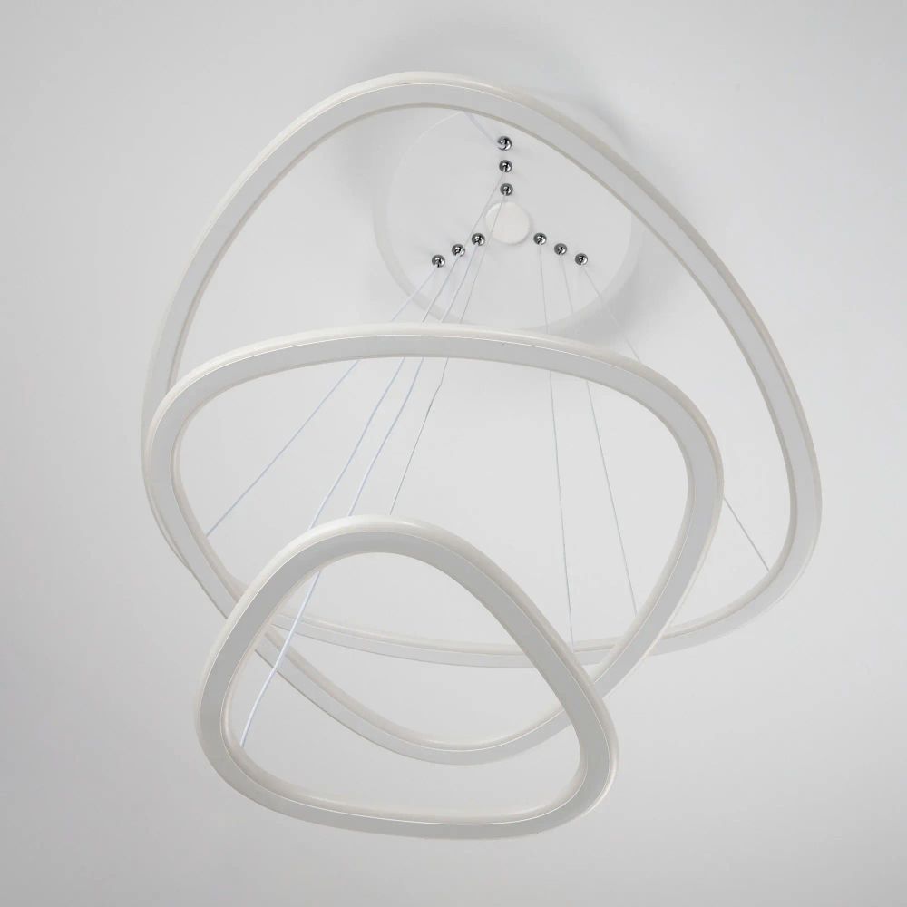 Citilux Неон Смарт CL731A330E RGB Умная подвесная люстра Белая