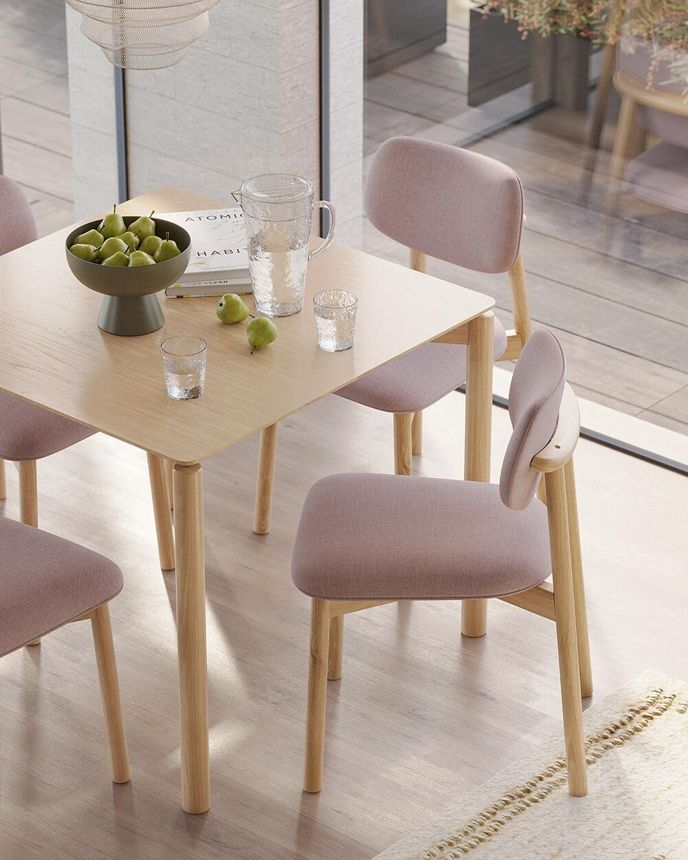 Набор стаканов из акрила arctic, 360 мл, прозрачный, 4 шт.