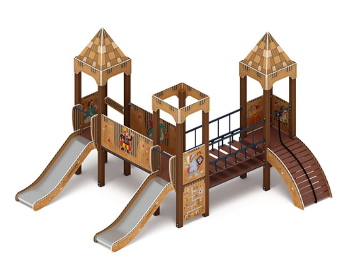 Детский игровой комплекс Королевство (Картонное) ДИК 1.15.03-22 H=900