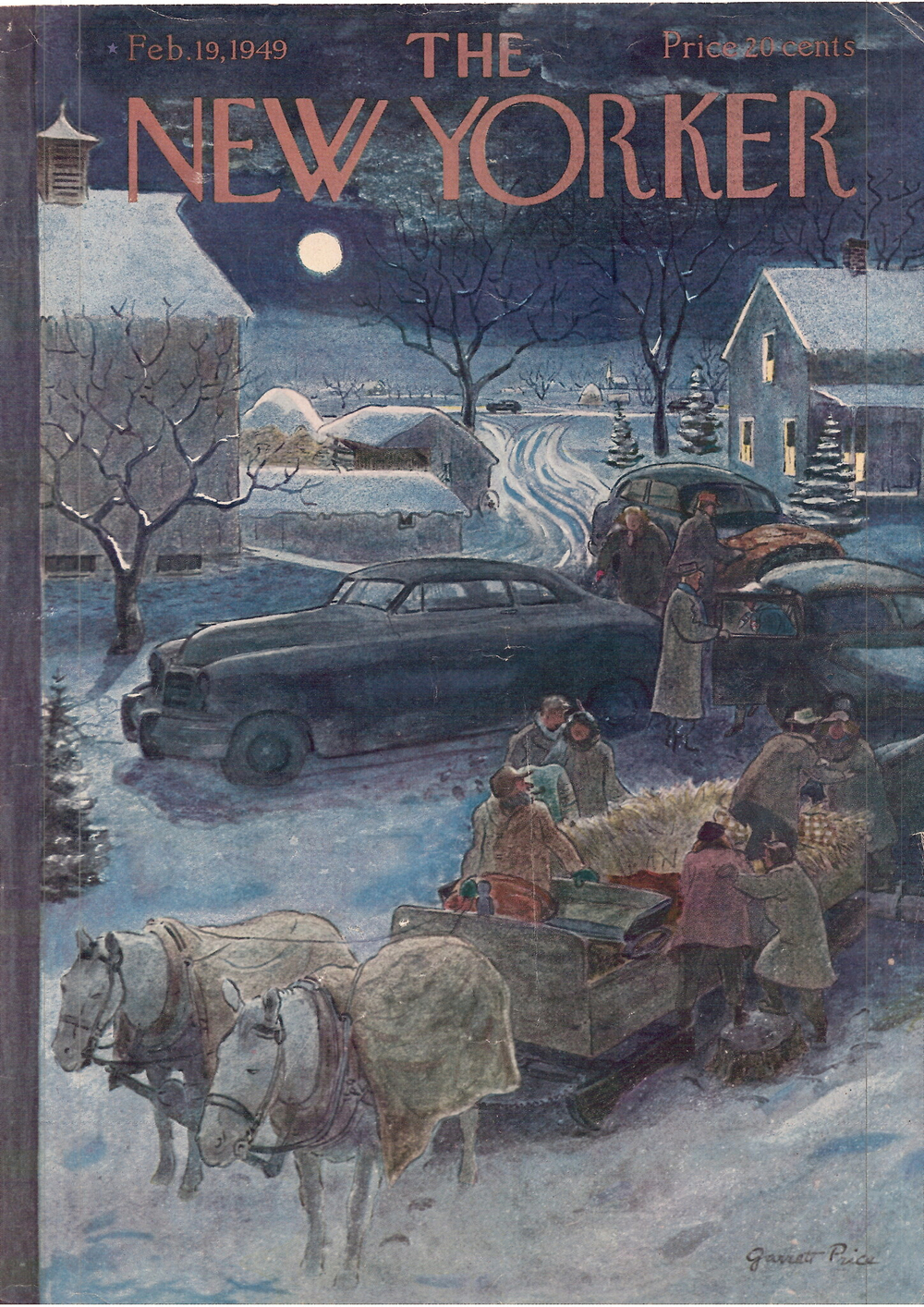 Журнал The New Yorker 19-02-1949, обложка