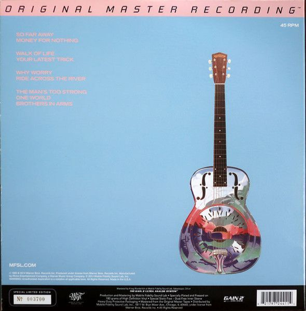 Виниловая пластинка Dire Straits Brothers In Arms