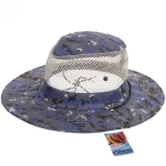 Шляпа мужская с клепками и сеткой «Tourist», микс 5 цвтов, 58р, ширина полей 7,5см