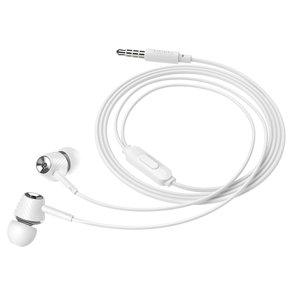 Проводные наушники M70 Graceful universal earphones with mic - white