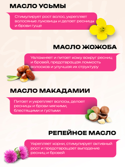 Cosmex Lash Serum Сыворотка для роста ресниц и бровей с щеточкой 10 ml