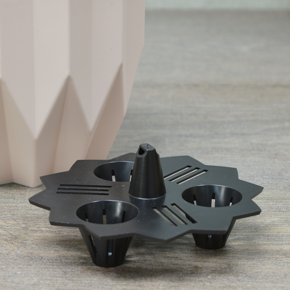 Кашпо Геометрия 0,8л, пудровый