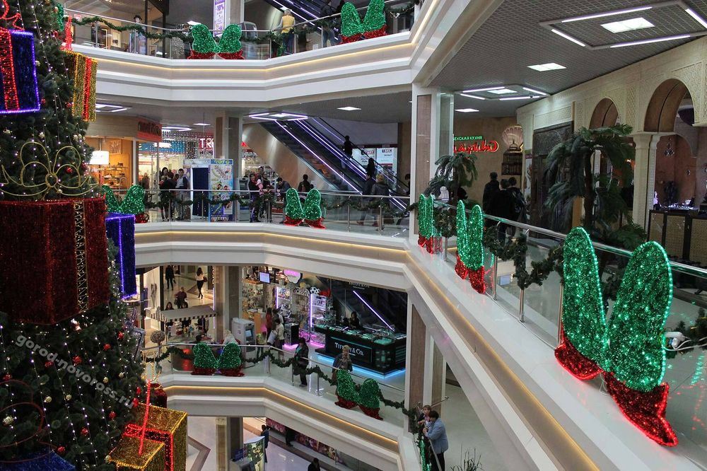 Комплект украшений "3D подарки" на уличную елку