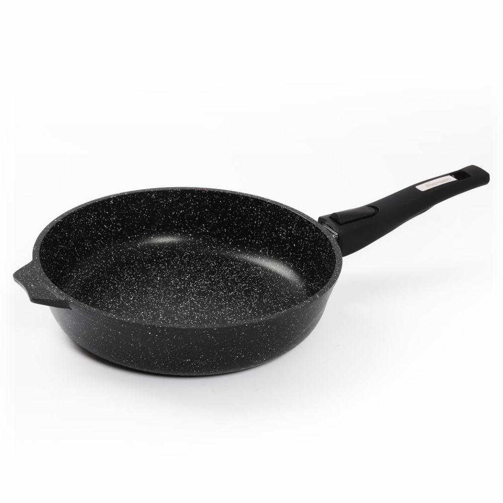 Сковорода алюминий, 26 см, антиприг, Мечта, Гранит black Induction Pro, 026802И, съем руч, индукц