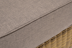 "Боно" кресло из искусственного ротанга, цвет соломенный