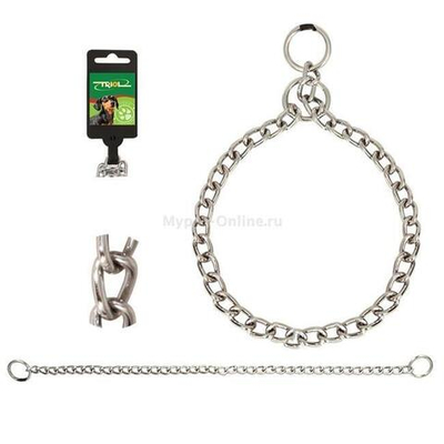 Ошейник-удавка однорядный, 4*665мм, Triol
