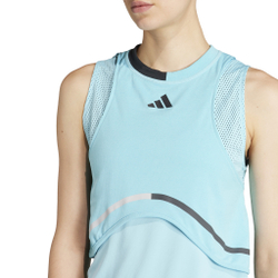Женский топ теннисный Adidas Match Tank Pro - небесный