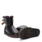 Угги Bailey Bow Mini Metallic Chocolate