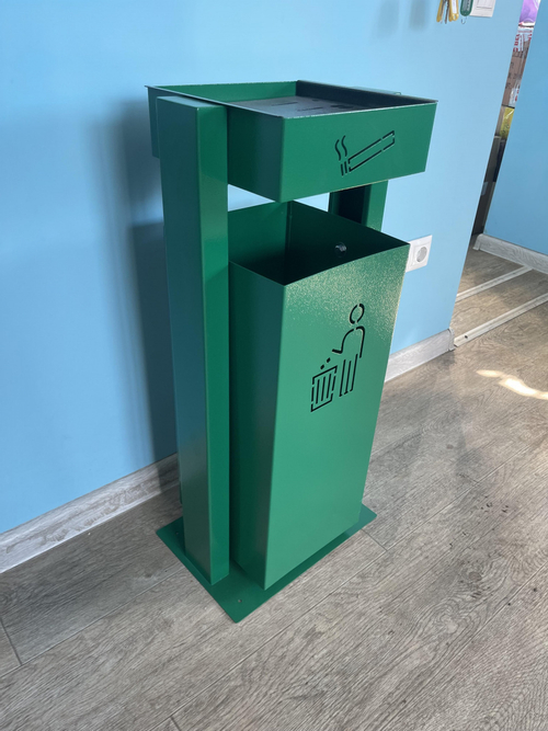 Урна металлическая УК-1 Зеленая