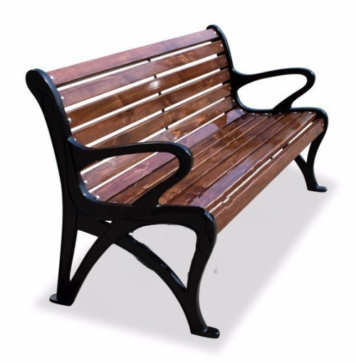 Скамейка чугунная «Роса»