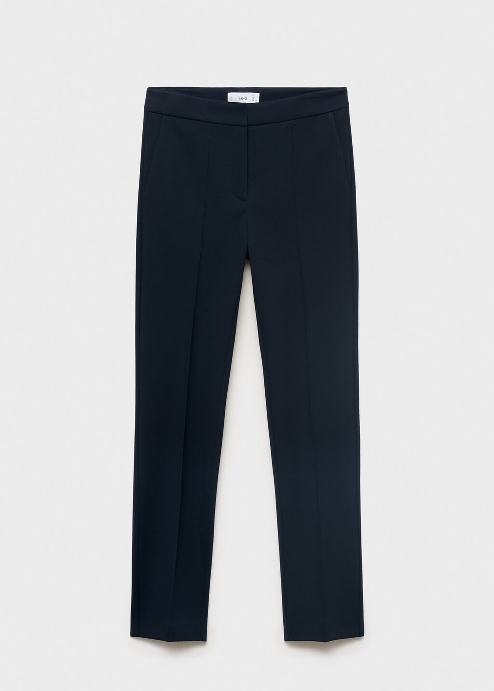 Прямые брюки с посадкой на талии