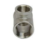 Тройник 3/4'' - 1/2'' - 3/4'' вн/вн/вн 20-15-20 никель