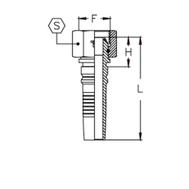 Фитинг DN 25 BSP (Г) 1.1/4 Interlock