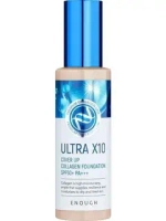 Увлажняющий тональный крем Enough Ultra X10 Cover Up Collagen Foundation SPF50+ PA+++ тон 21