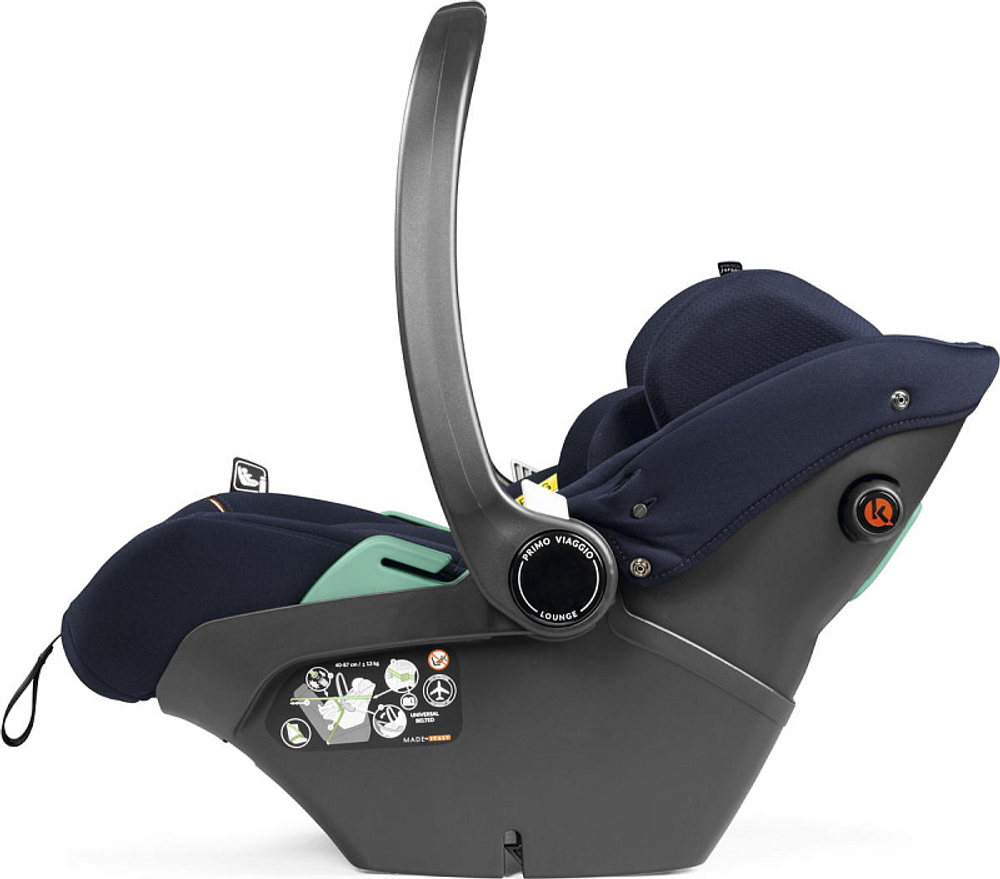 Коляска 3 в 1 Peg Perego Veloce TC Belvedere Lounge Blue Shine