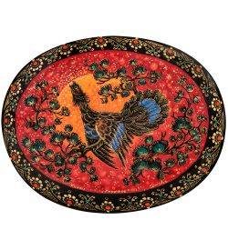 Народные промыслы ШК-45/ 9-A Шкатулка «Глухарь» исп. Орлова