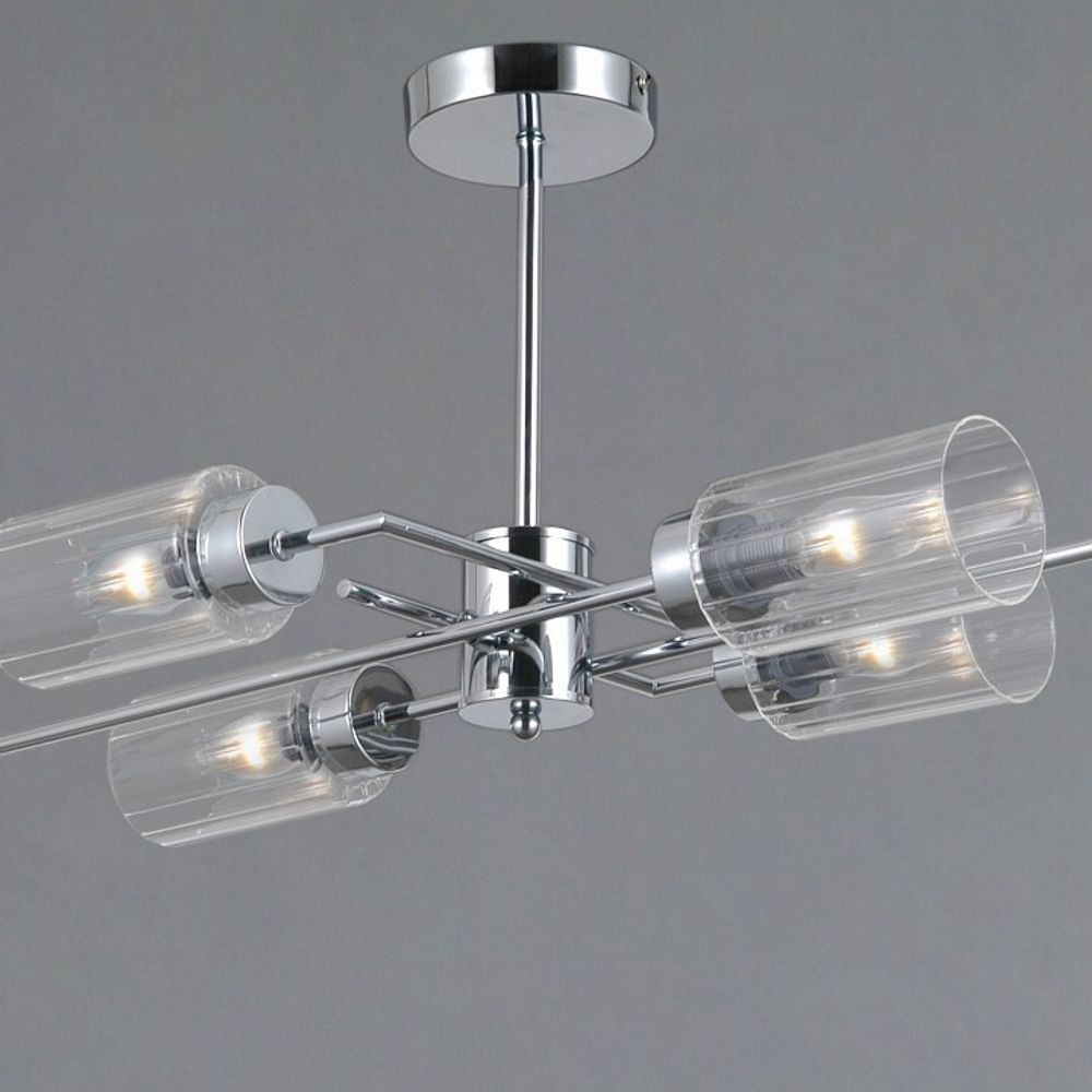 Люстра на штанге ILLUMICO NAPLES IL0734-6ASQ-25 CR NAPLES