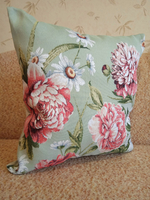 Набор гобеленовых чехлов на декоративные подушки Пионы триптих 47х47 3 шт