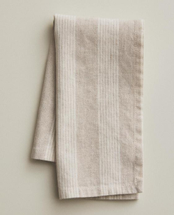 ZARA HOME ЛЬНЯНЫЕ САЛФЕТКИ (НАБОР ИЗ 2 ШТ.), БЕЖЕВЫЙ