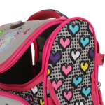 Ранец разборный "Кошка" 25*14*33 см с ортопедической спинкой. 1 отделение, 3 кармана