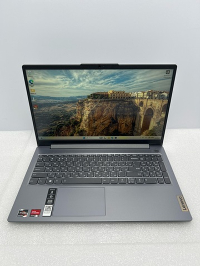 Ноутбук Lenovo IdeaPad Slim 3 15ABR8 (82XM00FYIN) 15.6"/AMD Ryzen 5 7530U/RAM 8GB/SSD 512GB/AMD Radeon Graphics/1920x1080/IPS/DOS/Подсветка кл-ры: LED/серый. Состояние: A1