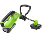 Триммер аккумуляторный Greenworks G24LT251, 24 V, 25 см, с 1хАКБ 2Ач и ЗУ, (2113307SA)