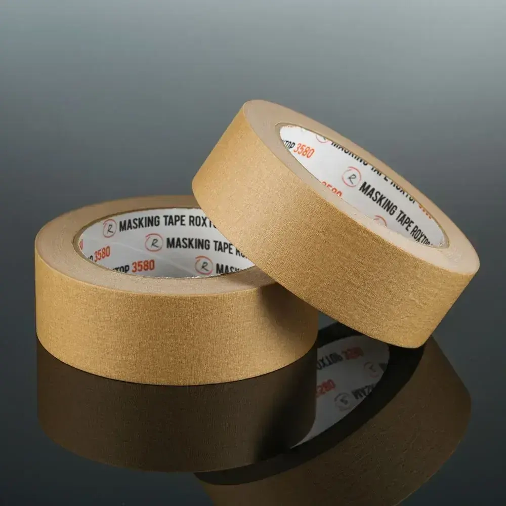 RoxelPro Скотч малярный, Малярная лента ROXTOP 3580, коричневая, 36мм х 40м 1 шт.