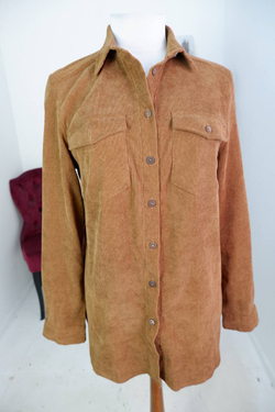 Рубашка Adele d'A вельветовая, визуально 48 размер