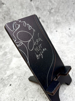 Подставка для телефона деревянная