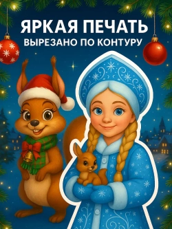 Наклейки новогодние