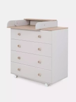 Комод RANT "ELSA PRO" с органайзером 80 см. 4 ящика (арт.125) Crystal Beige