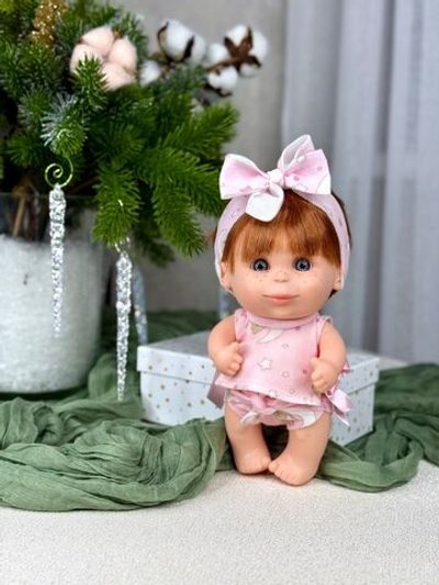 Пупс BERJUAN виниловый 20см Pecosetes (124A6)